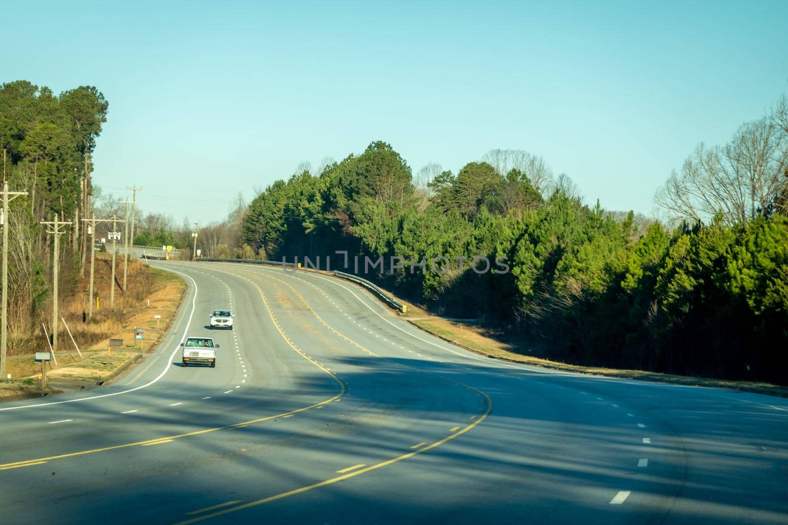 morning drive on a secondary road in york sc by digidreamgrafix