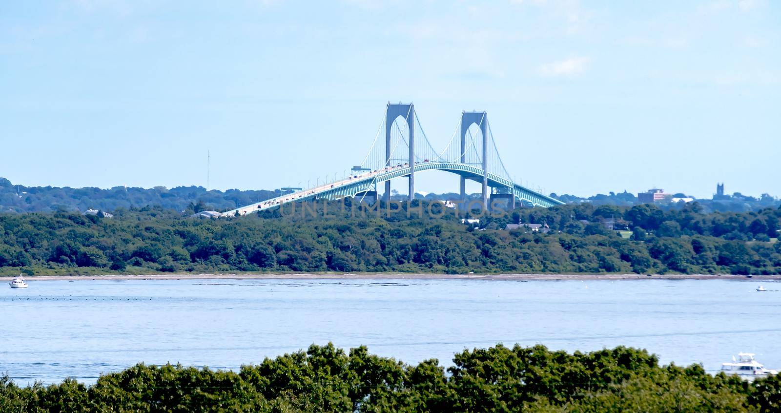 Jamestown Bridge newport bridge in newport rhode island by digidreamgrafix