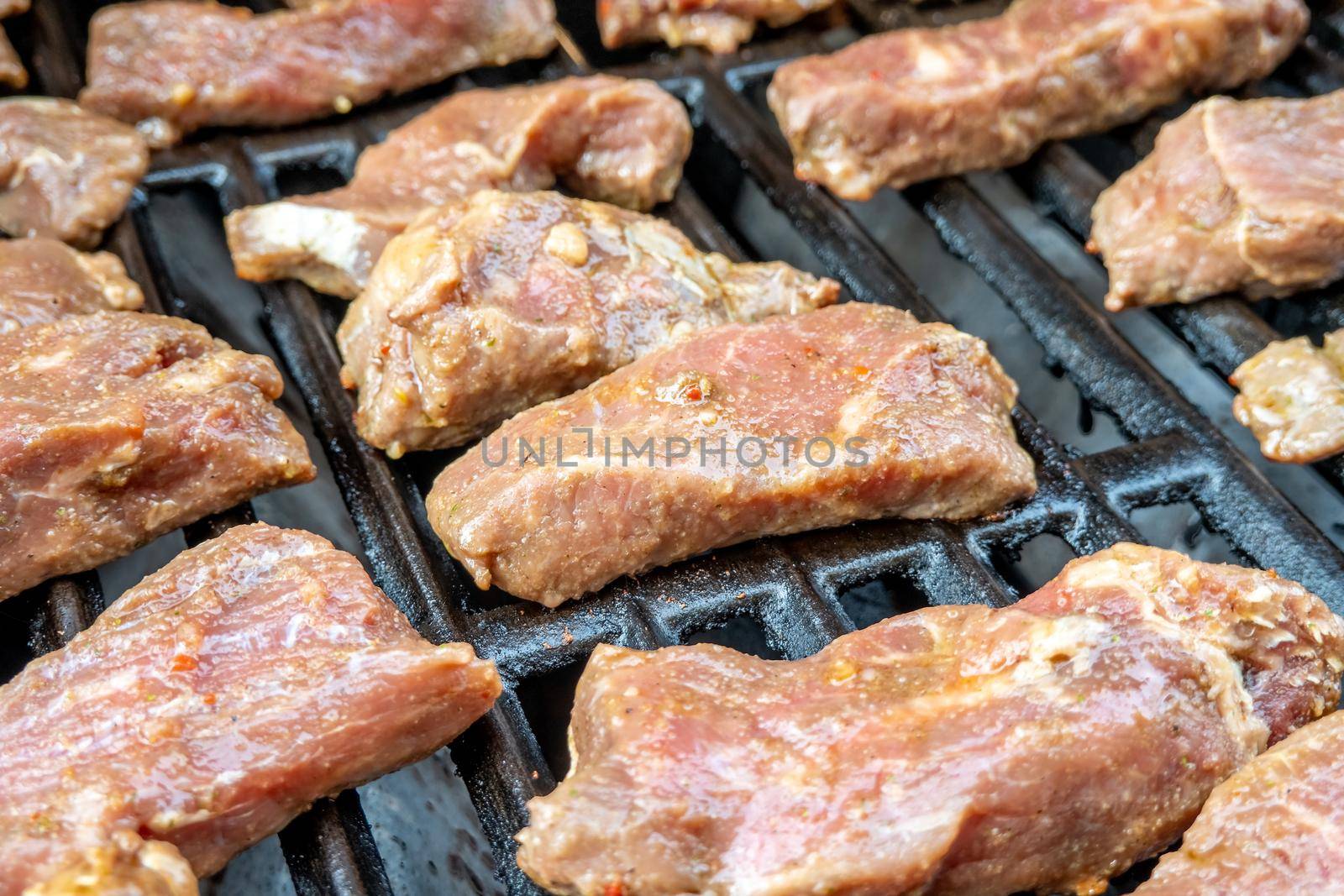 yummy steak on the grill for dinner by digidreamgrafix