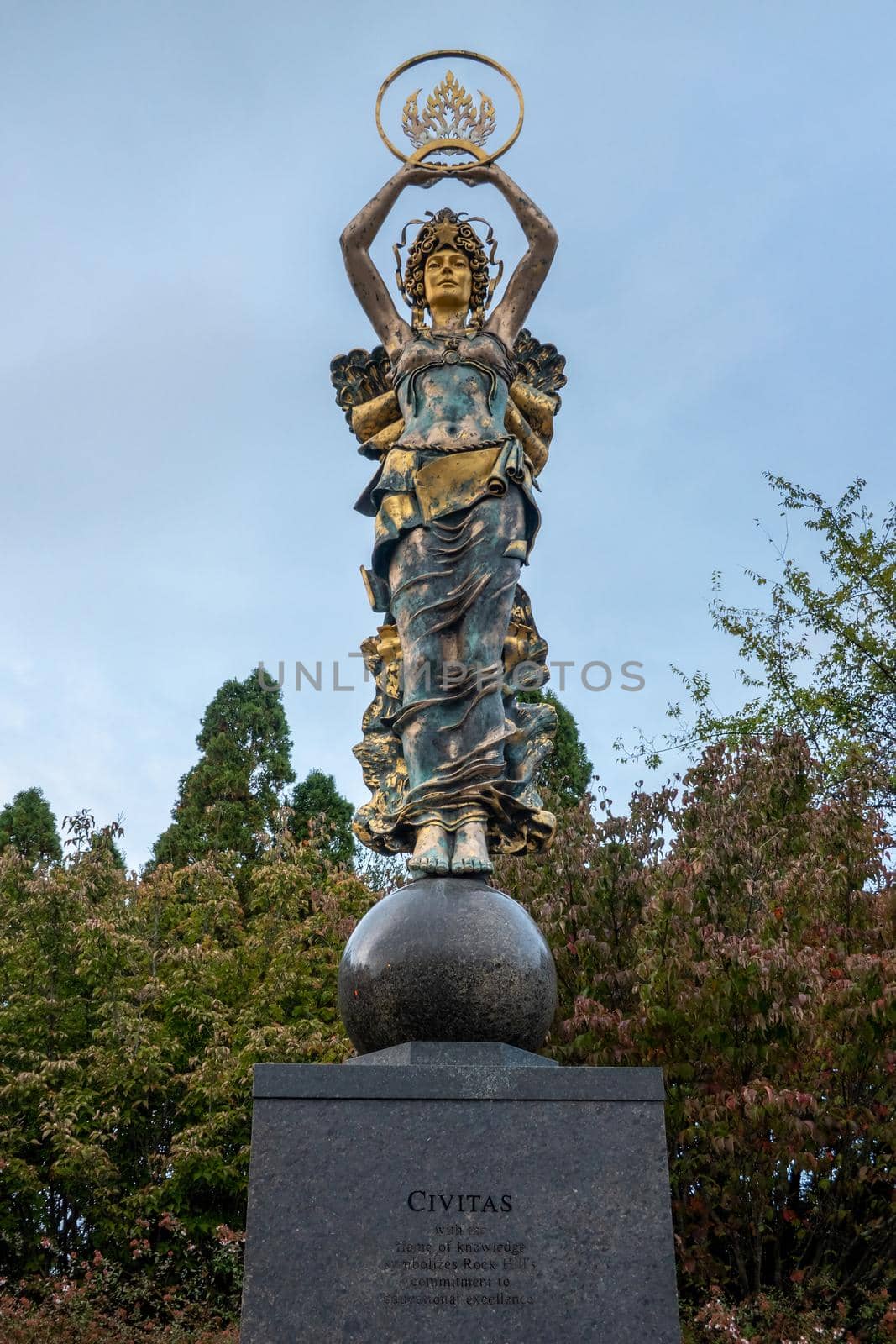 The Civitas statues are beautiful 22 foot-tall sculptures that stand at the intersection of Dave Lyle Blvd. and Gateway Blvd, and in the Rotunda of Rock Hill City Hall. by digidreamgrafix