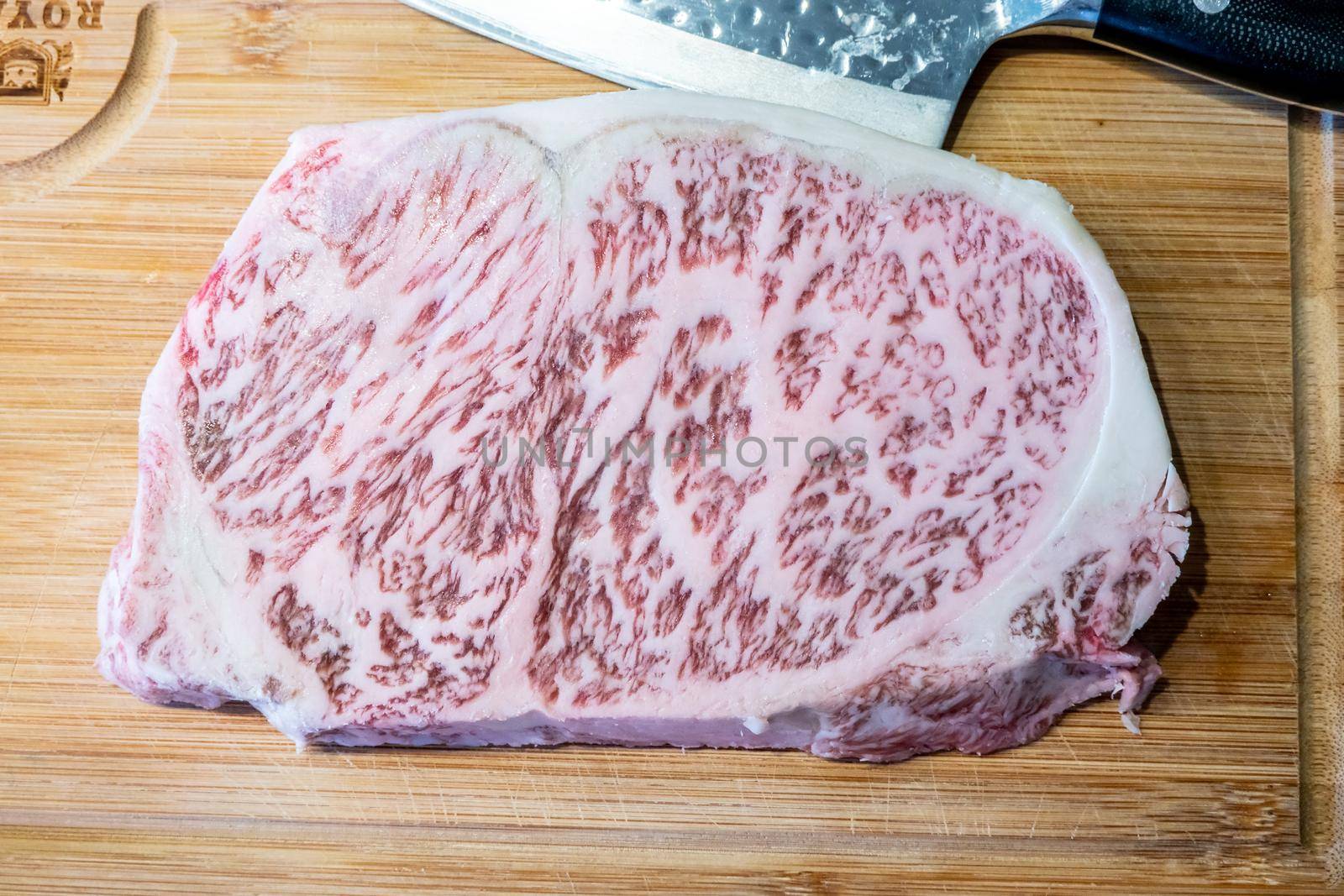 Premium Rare Slices many parts of Wagyu A5 beef with high-marbled texture by digidreamgrafix