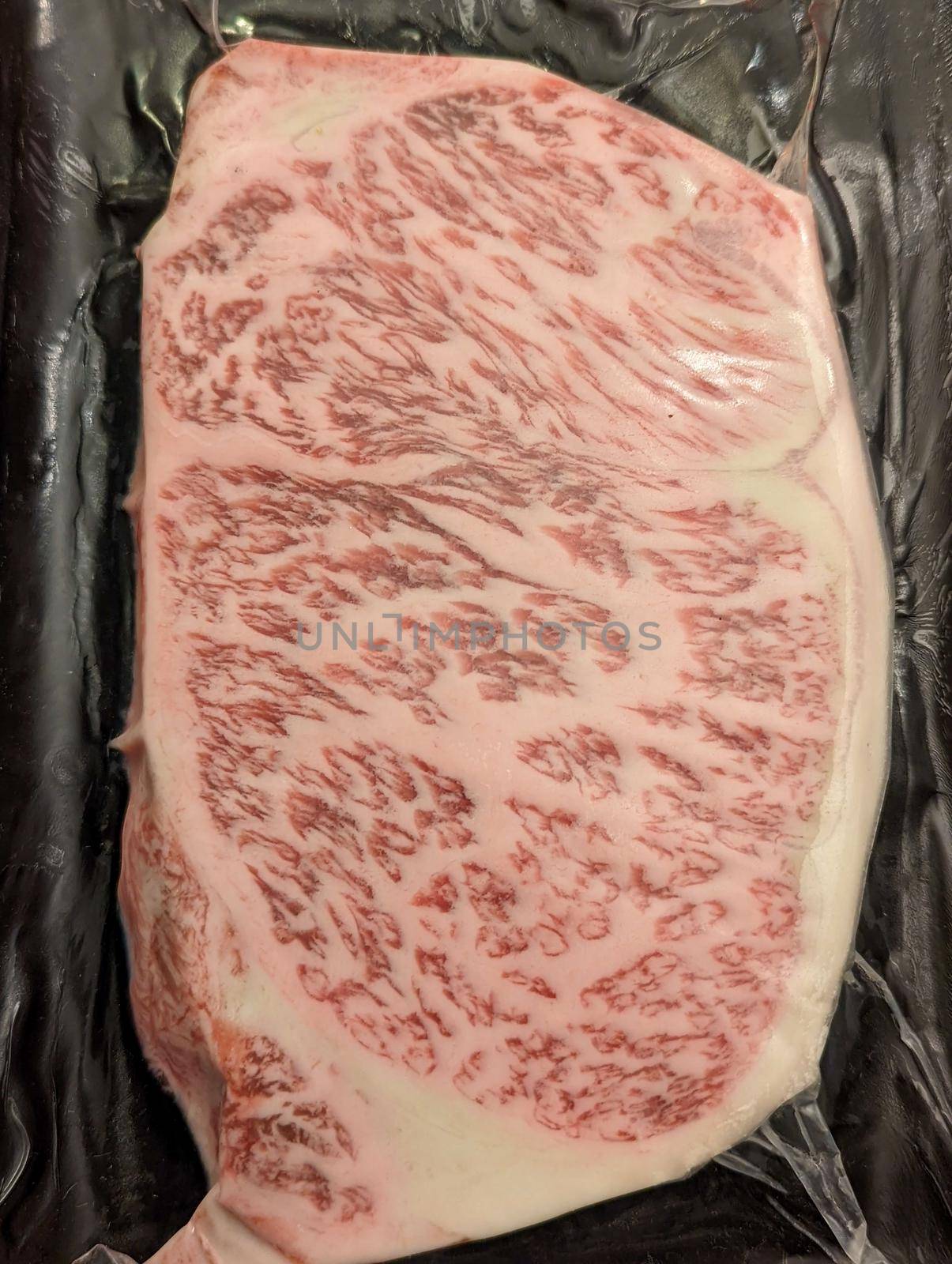 Premium Rare Slices many parts of Wagyu A5 beef with high-marbled texture by digidreamgrafix