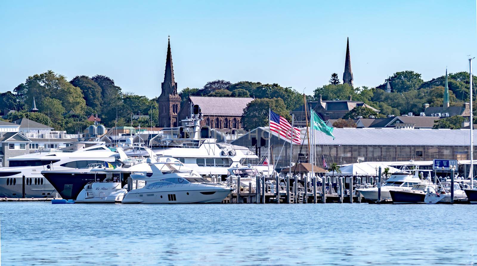 newport rhode island scenic views at harbour