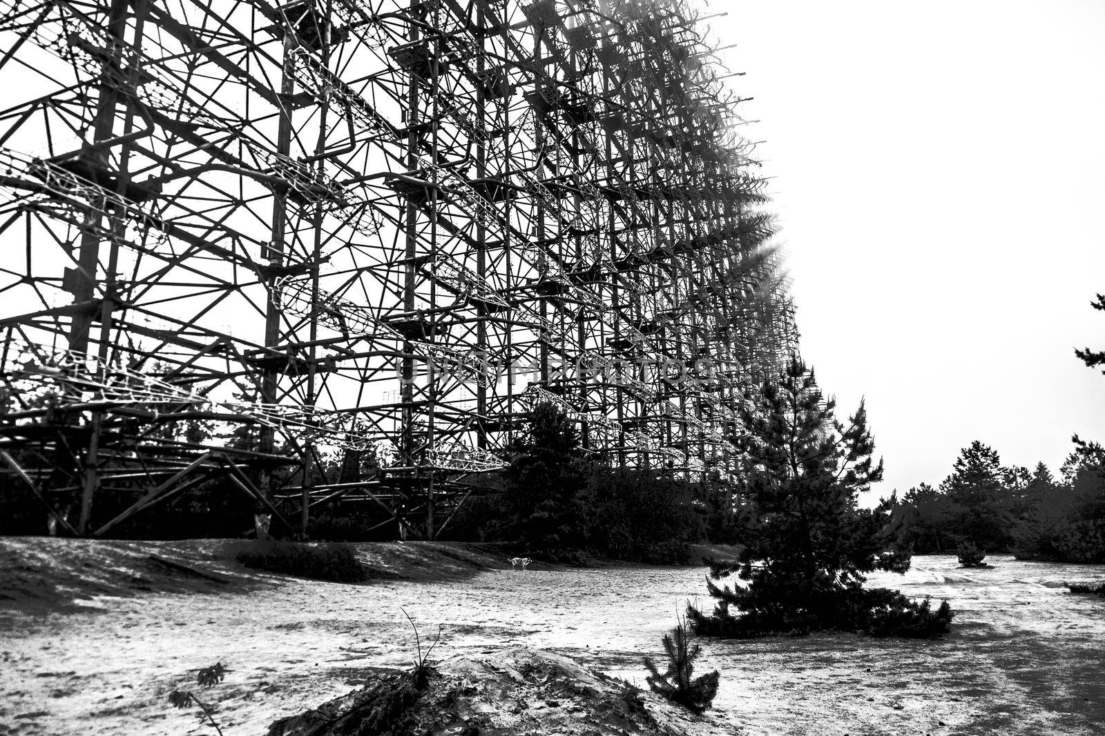 Soviet over-the-horizon radar station Duga in the Chernobyl exclusion zone, Ukraine by mosfet_ua