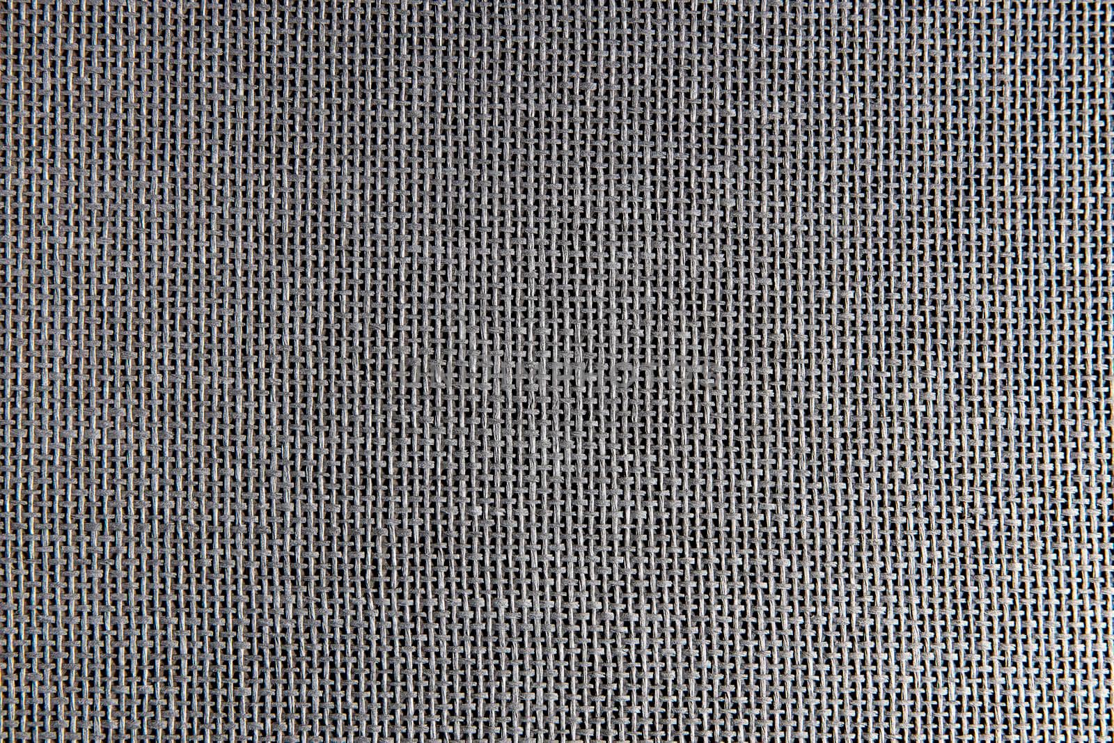 Sample of gray canvas fabric. canvas texture can be used as a card. texture for add text or work design for backdrop product. top view