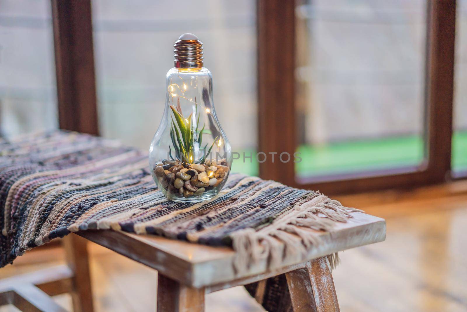 Decor in Glamping in a house in the mountains.