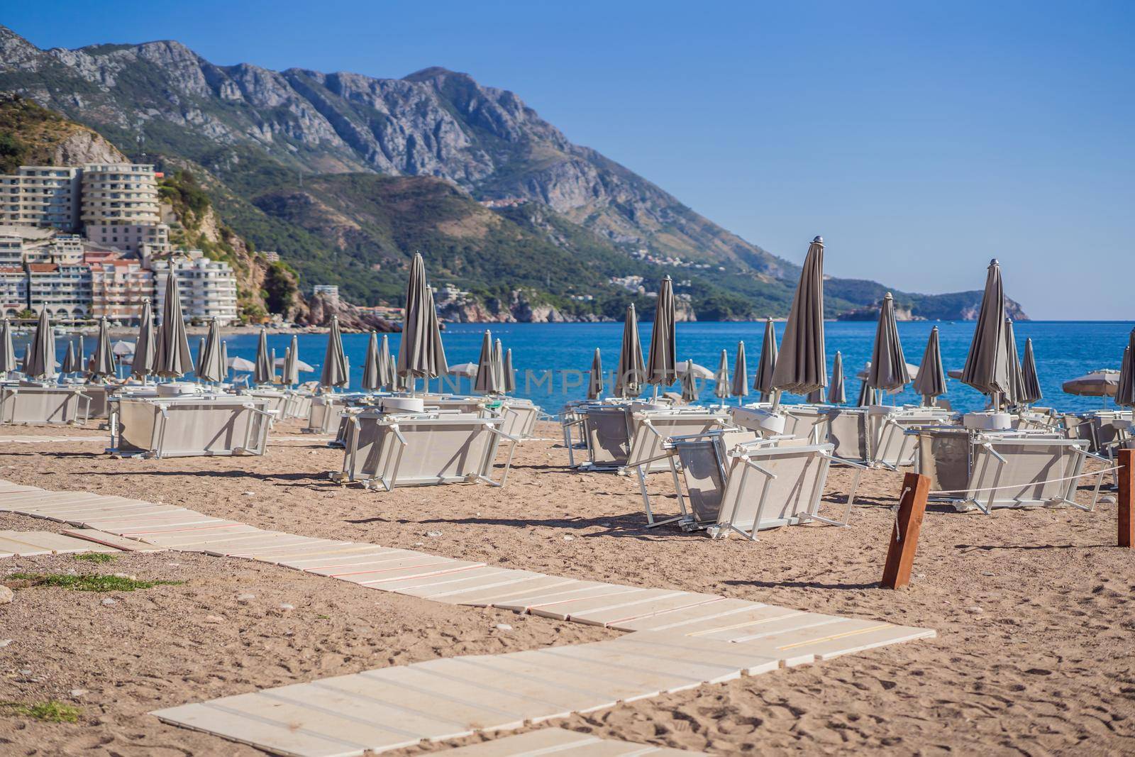 The beaches of Montenegro are ready for the tourist season.