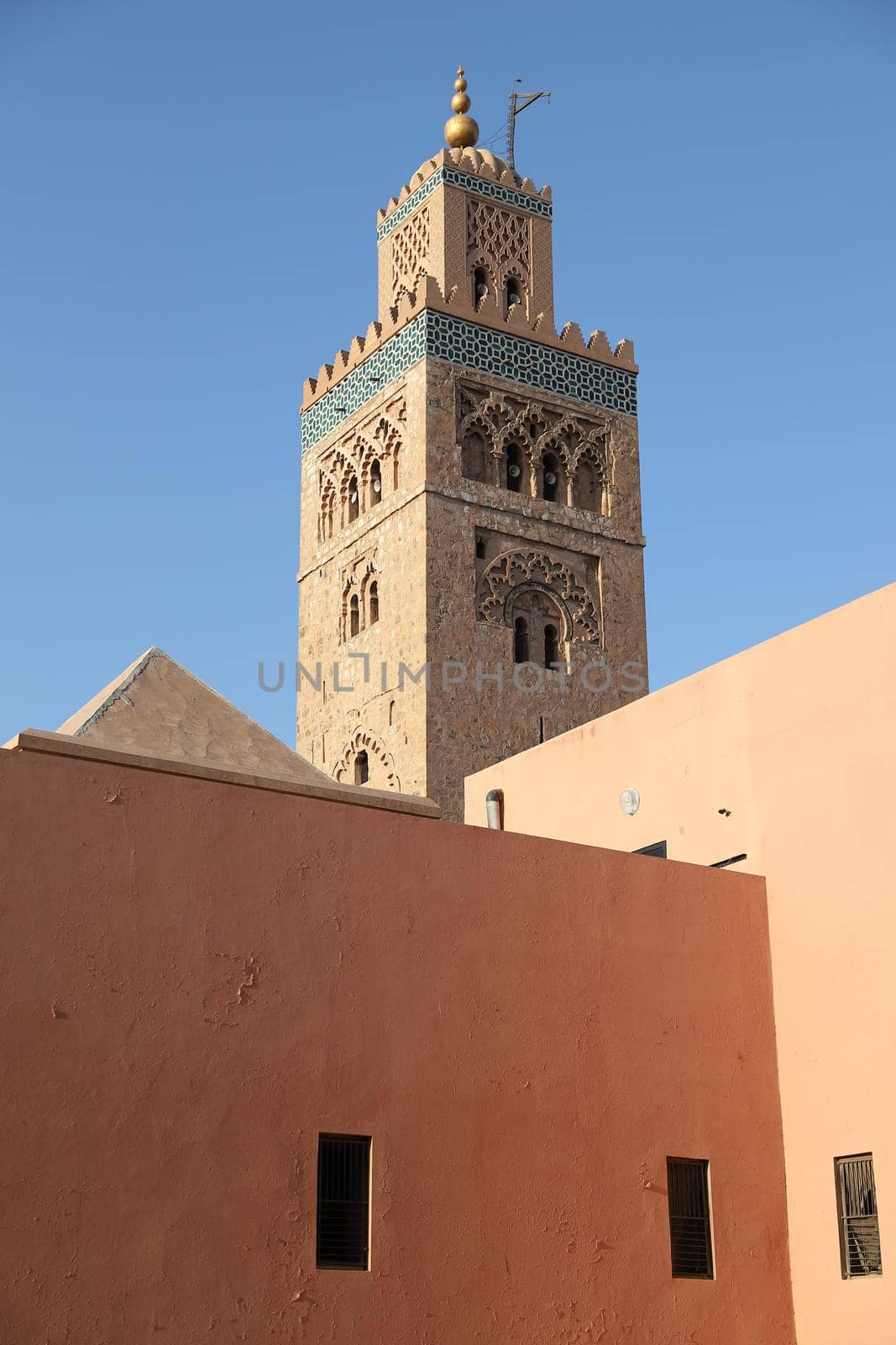 Kutubiyya Mosque in Marrakesh City in Morocco