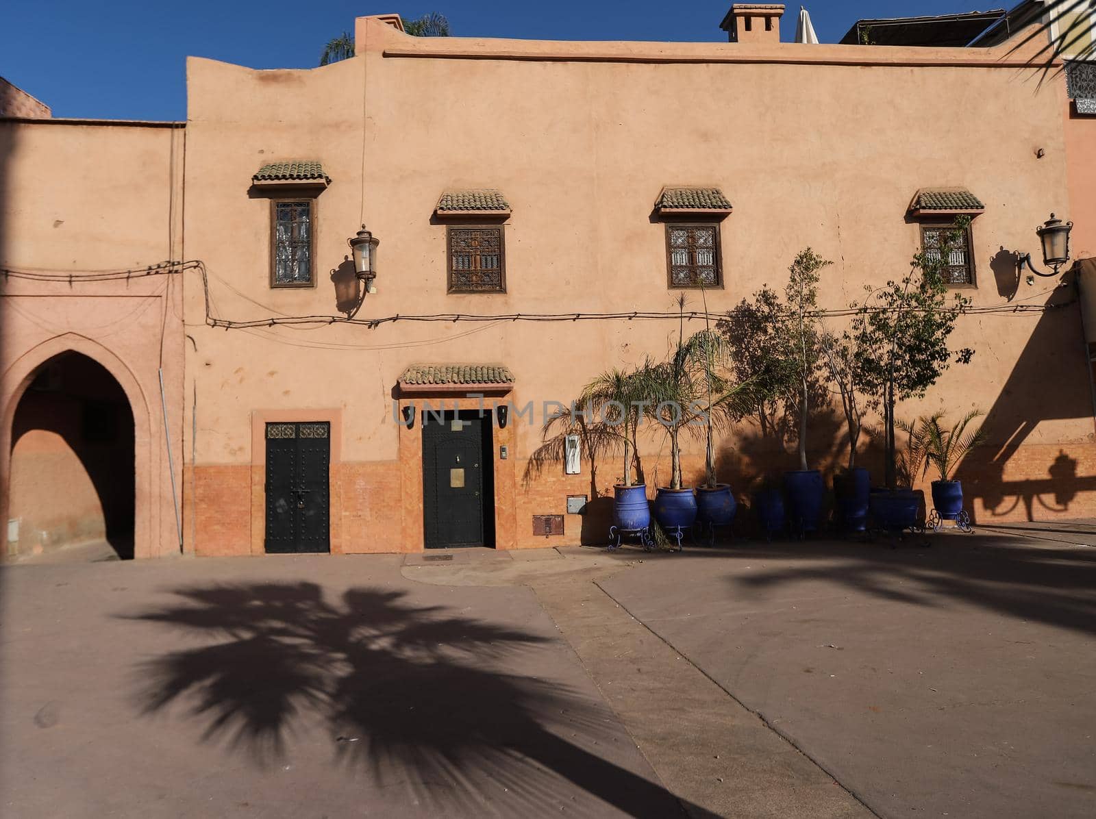 A Traditional Building in Marrakech City, Morocco