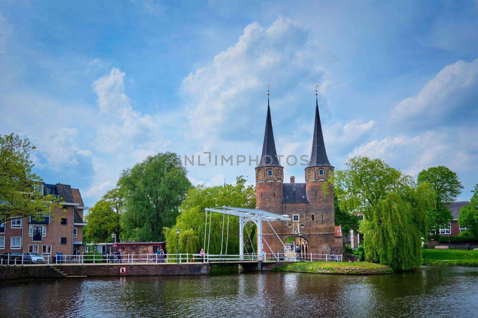 Oostport Eastern Gate of Delft. Delft, Netherlands by dimol