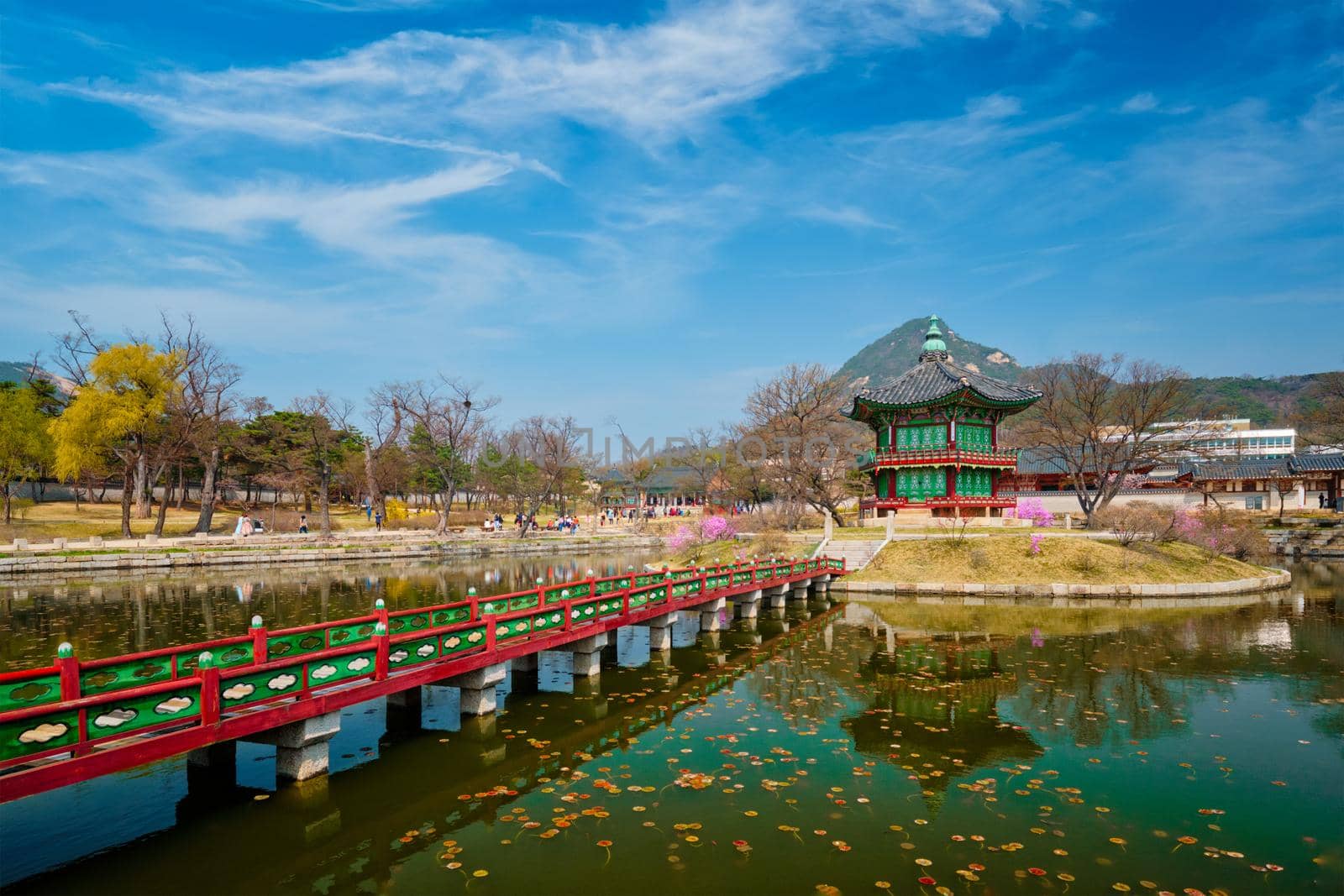 Hyangwonjeong Pavilion, Gyeongbokgung Palace, Seoul, South Korea by dimol
