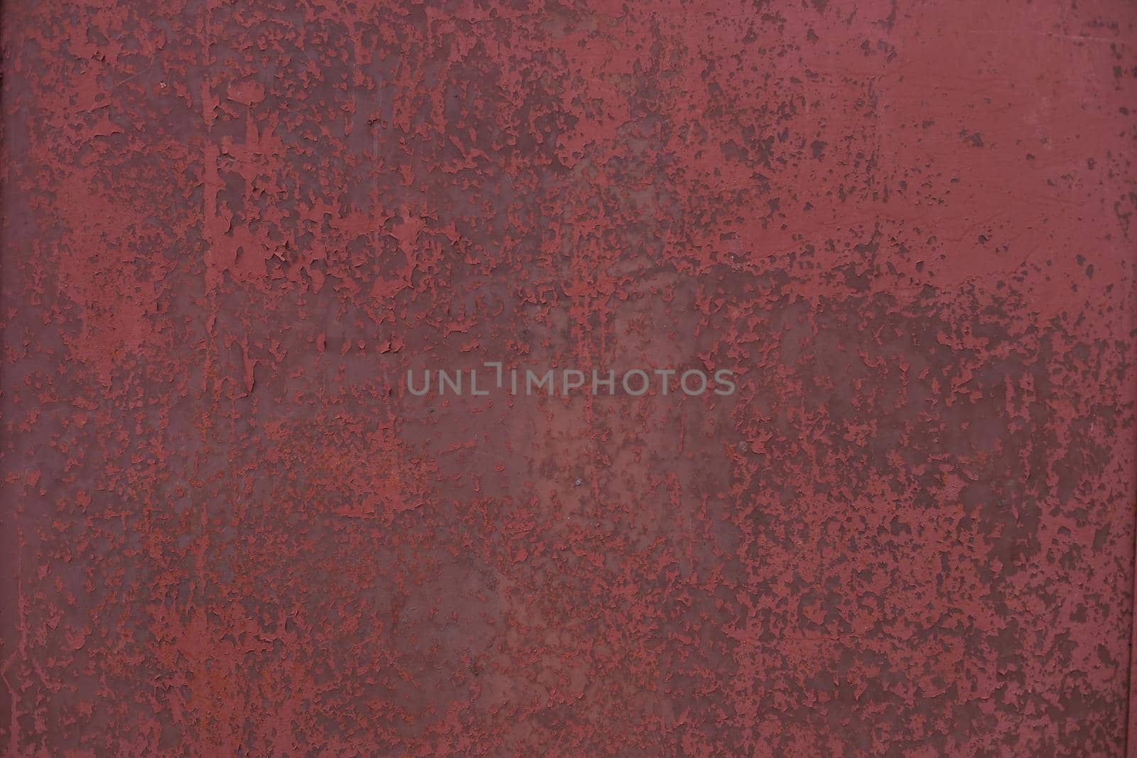Grungy red texture, old surface of metal boat, abstract background by Andelov13