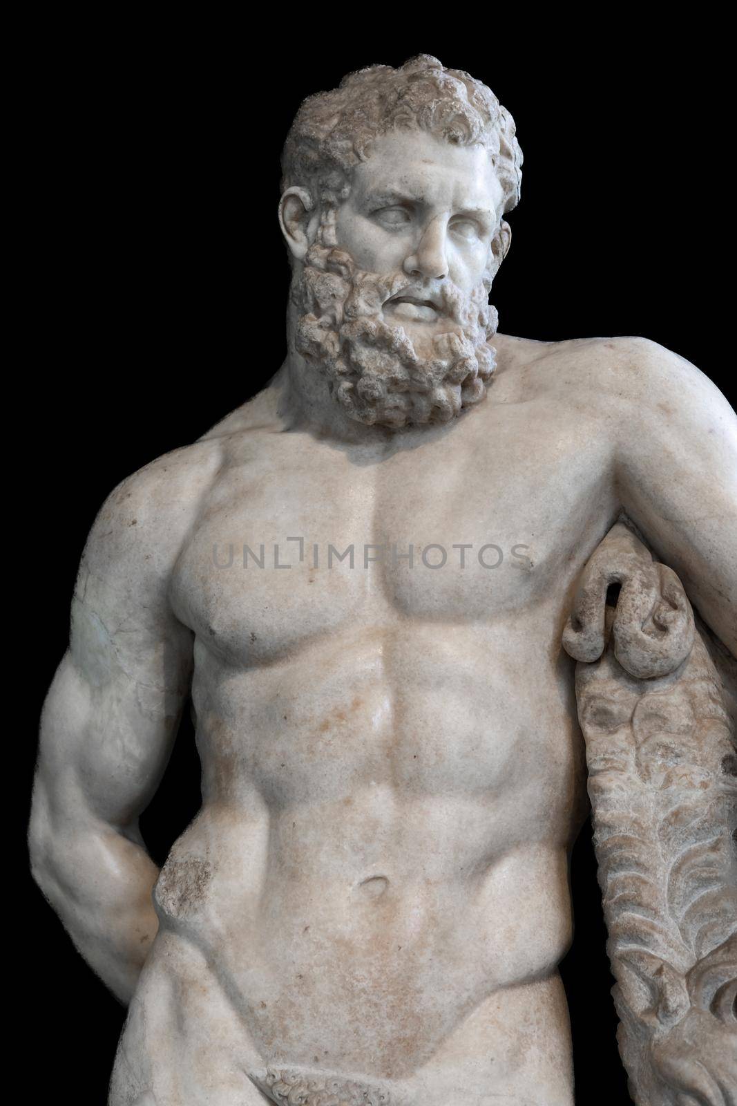 Florence, Italy - Circa March 2022: Hercules antique sculpture - classical statue, strong man body. by Perseomedusa