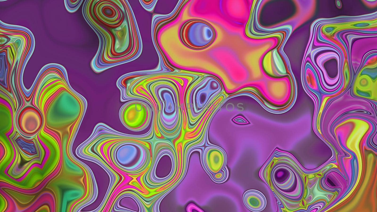 Abstract multi-colored fantasy liquid background.