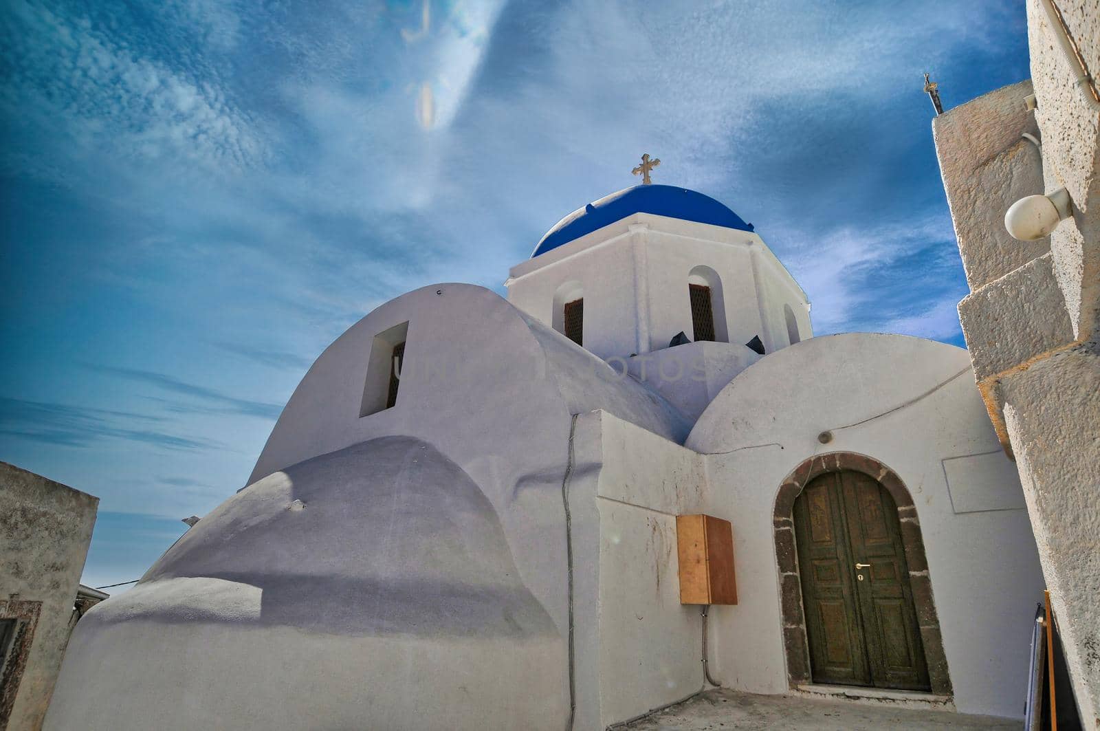 Church in Pyrgos village, Santorini, Greece by feelmytravel