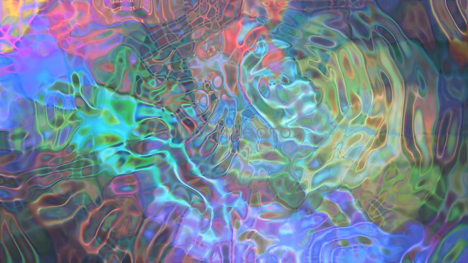 Abstract luminous iridescent liquid background. by Vvicca