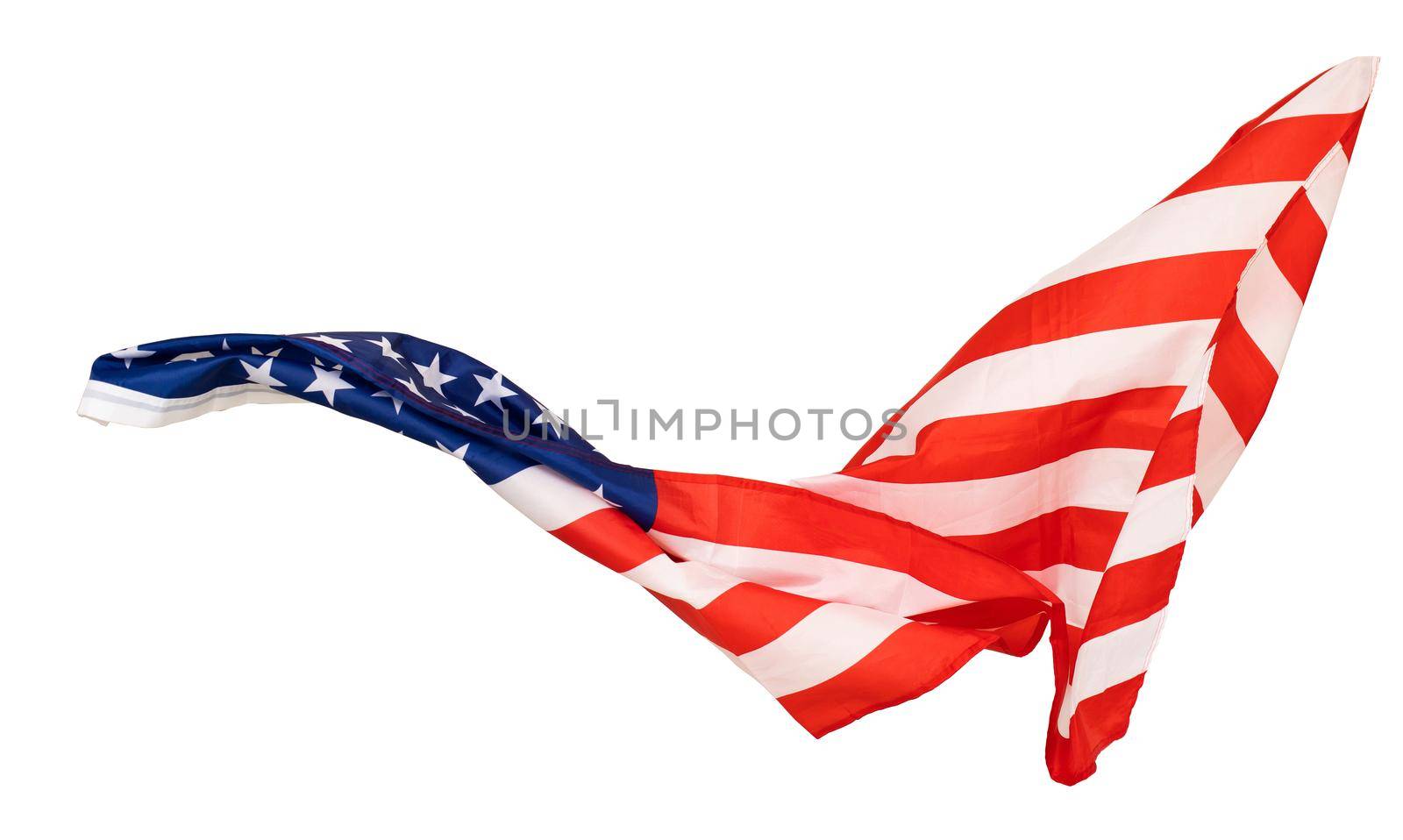American flag waving in the wind. by Andelov13