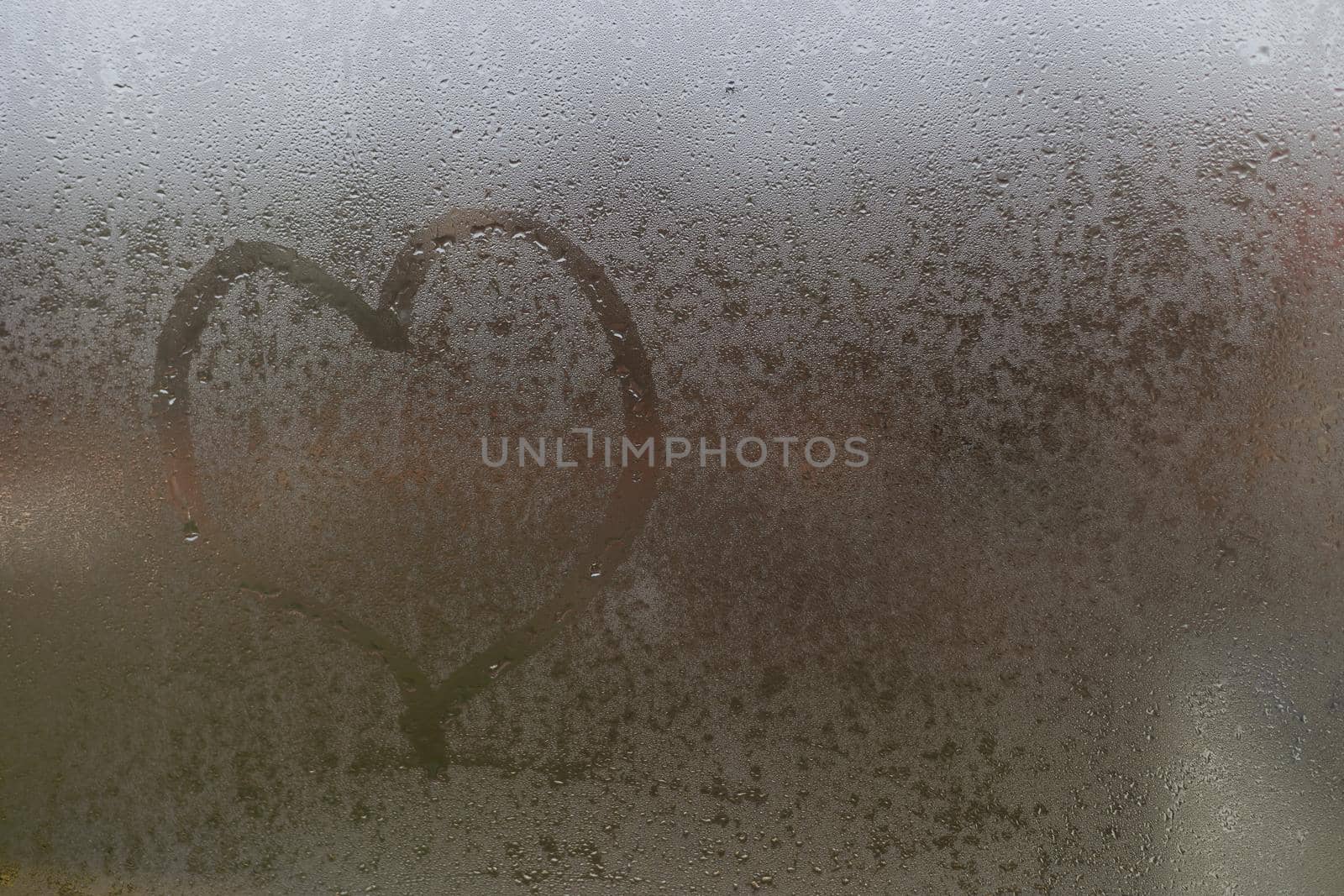 Heart on the Glass. heart on a foggy window by Andelov13