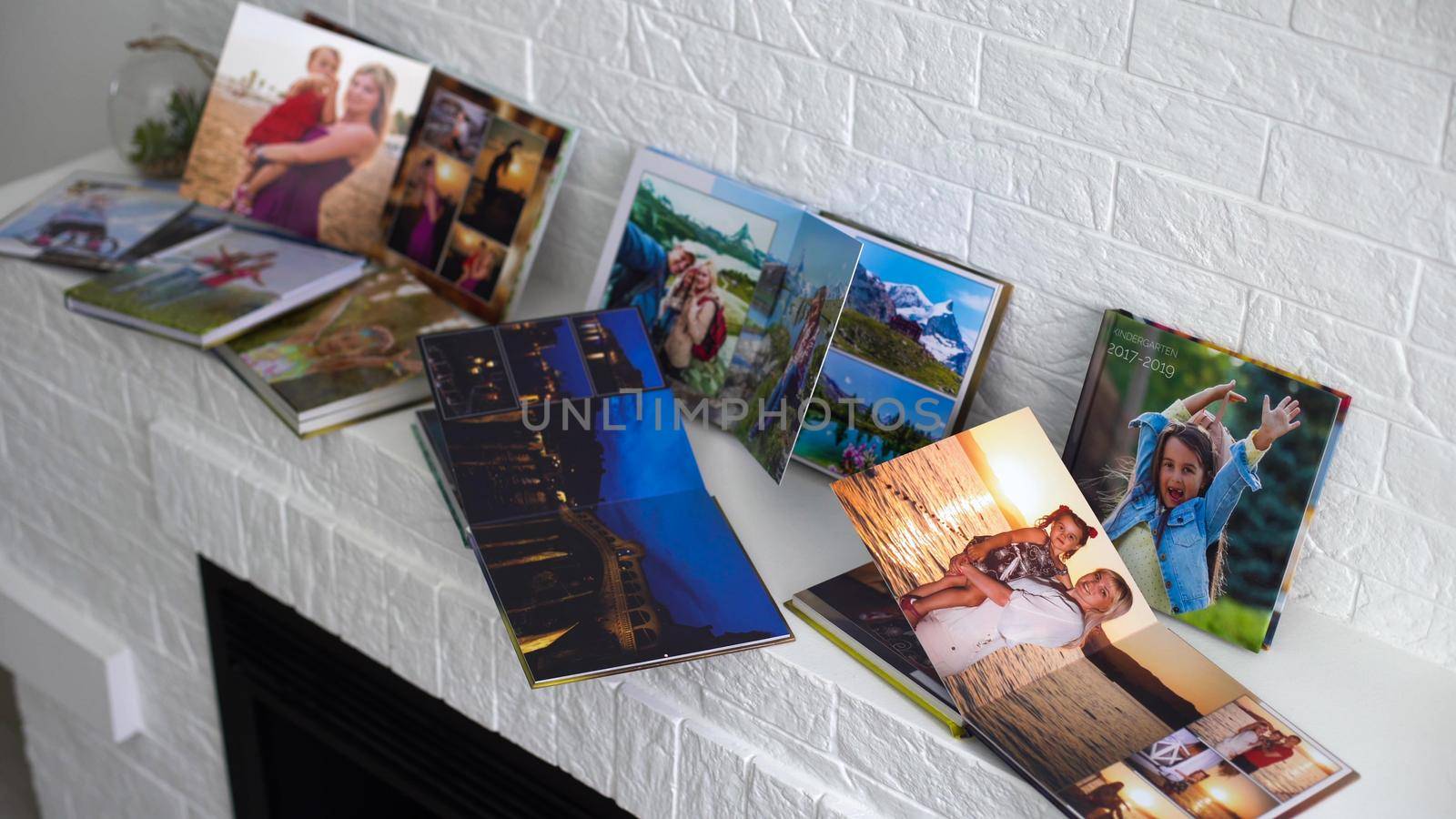 the photo album is decorated in a beautiful photobook. Presented on a white background by Andelov13