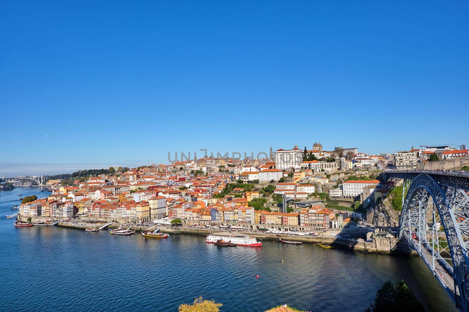 The old town of Porto on a sunny day by elxeneize