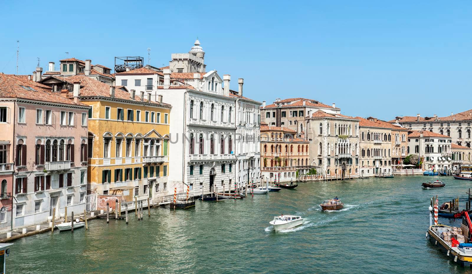 View of Grand Canal in Venice