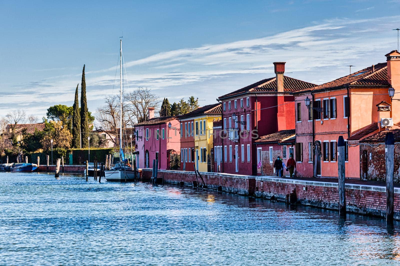 Colorful houses of Mazzorbo, Venice by bepsimage