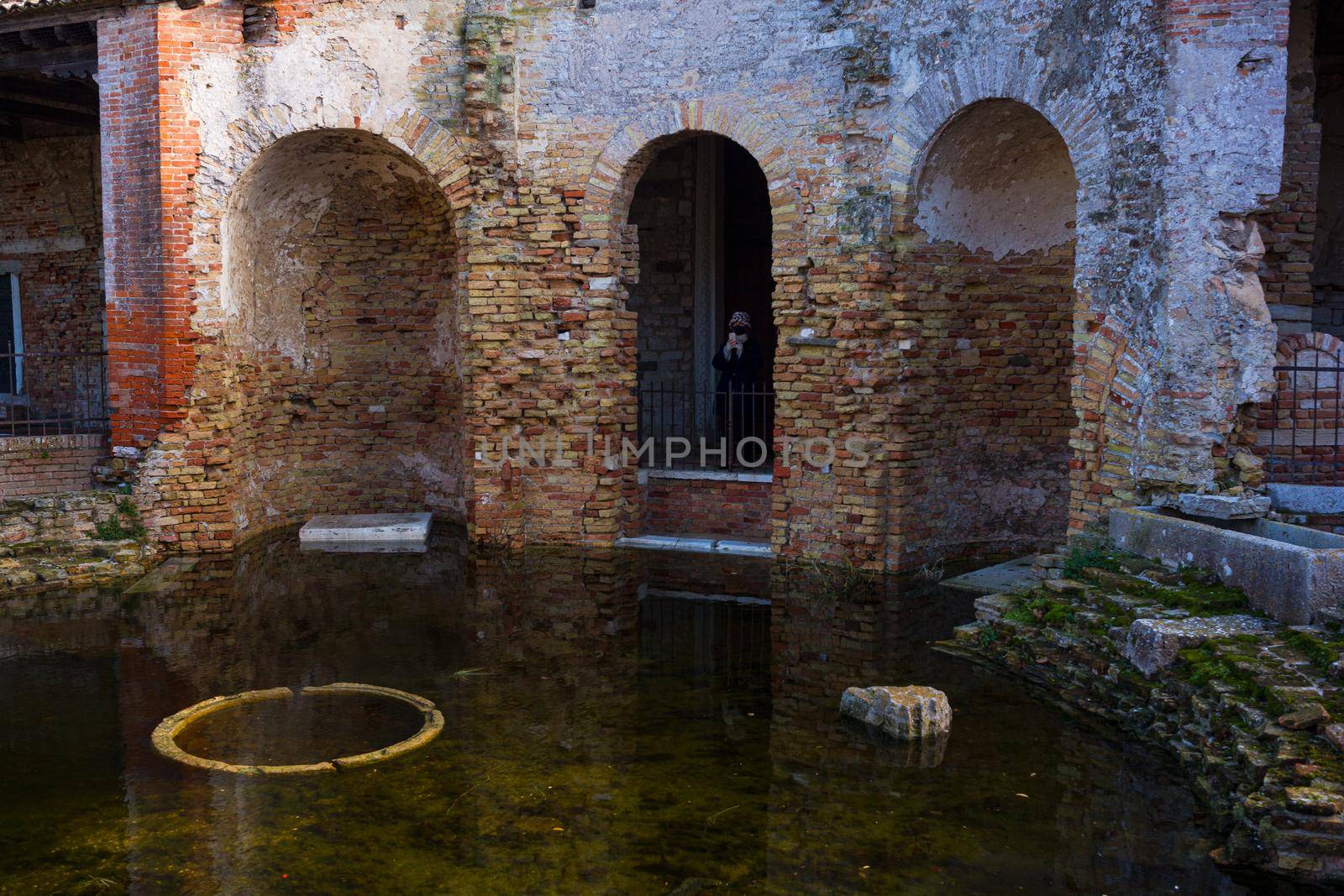 Arches of the Santa Fosca Church in Torcello by bepsimage