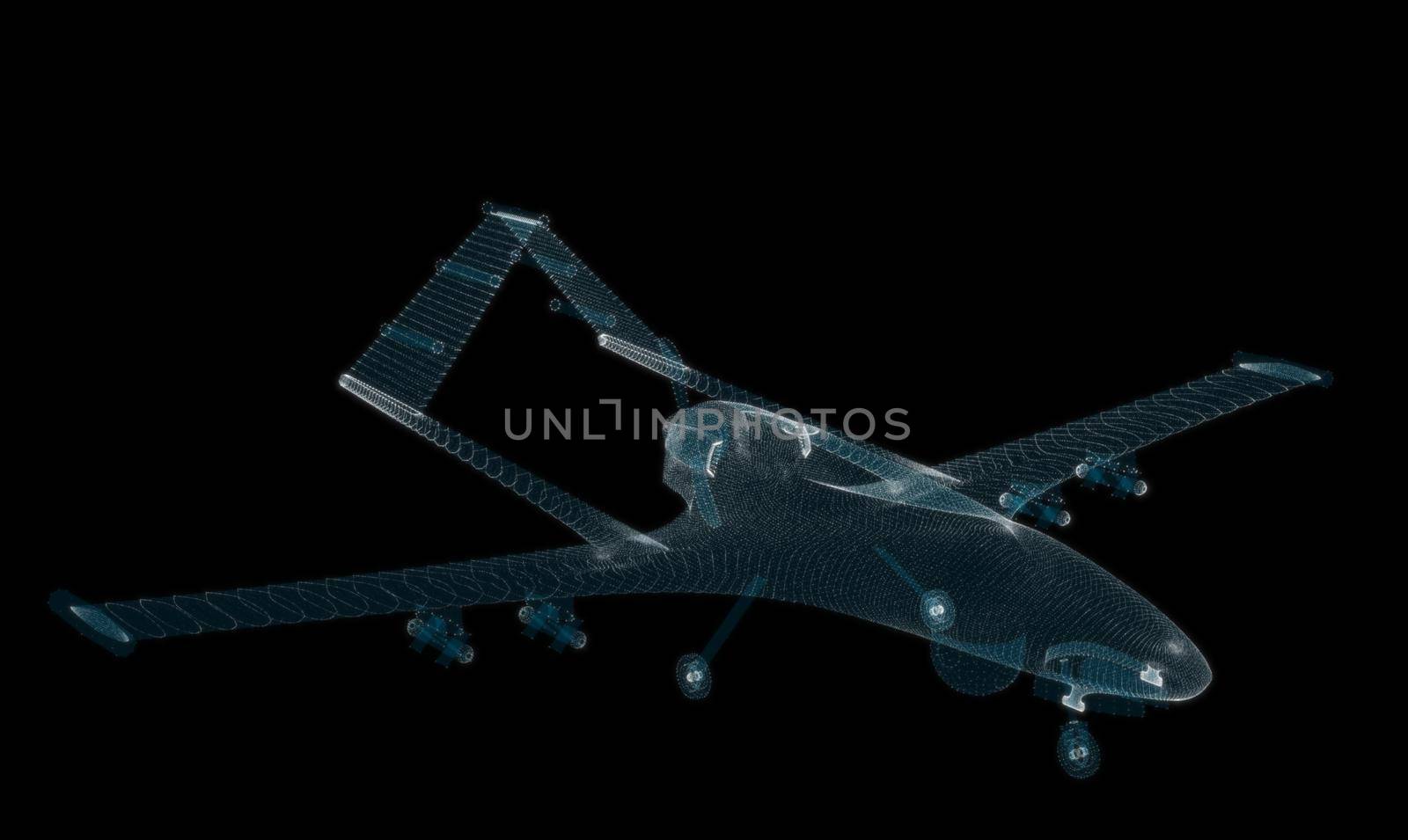 Military Predator Drone by cherezoff