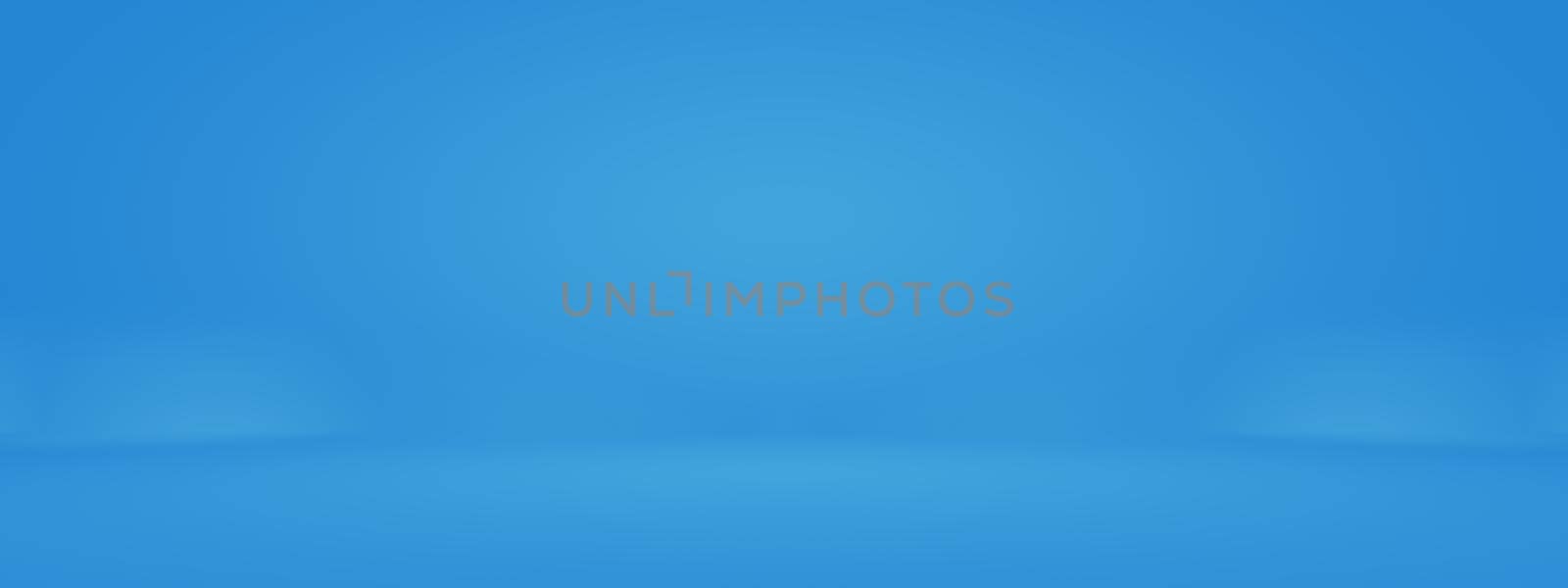 Abstract Smooth Dark blue with Black vignette Studio well use as background,business report,digital,website template,backdrop