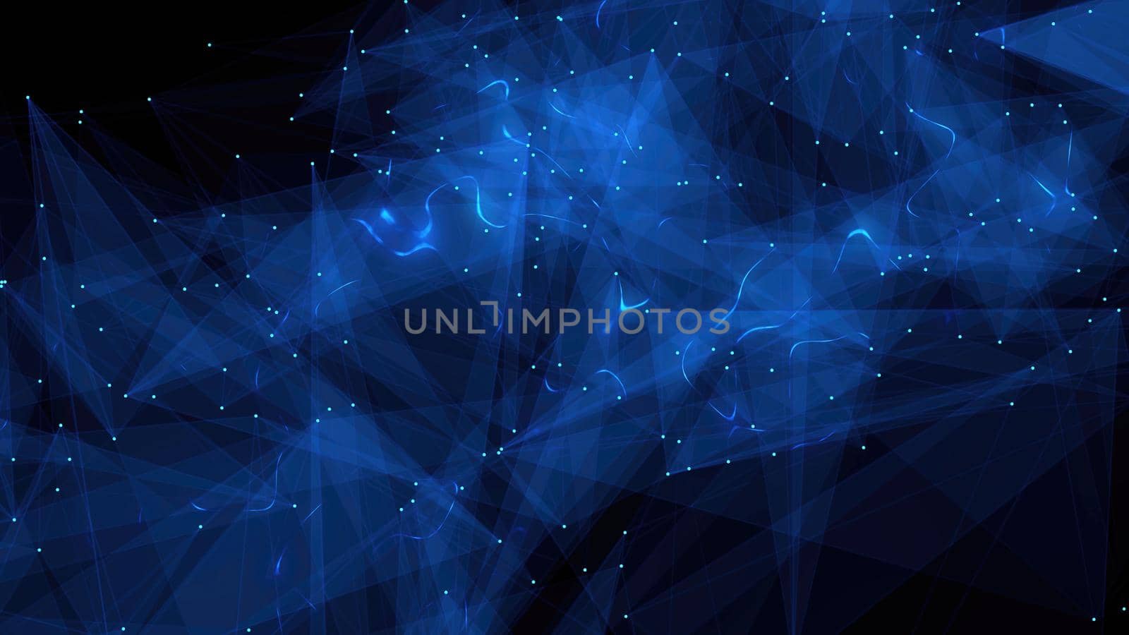 Blue plexus digital and futuristic glow background