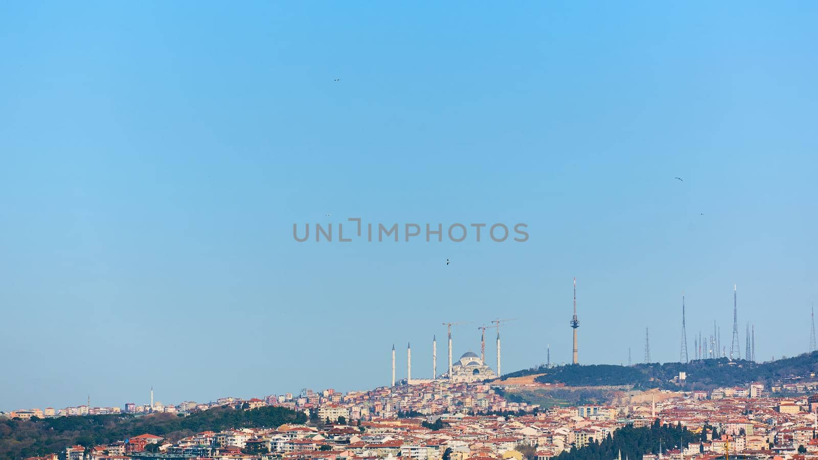 Camlica Mosque under construction by sarymsakov