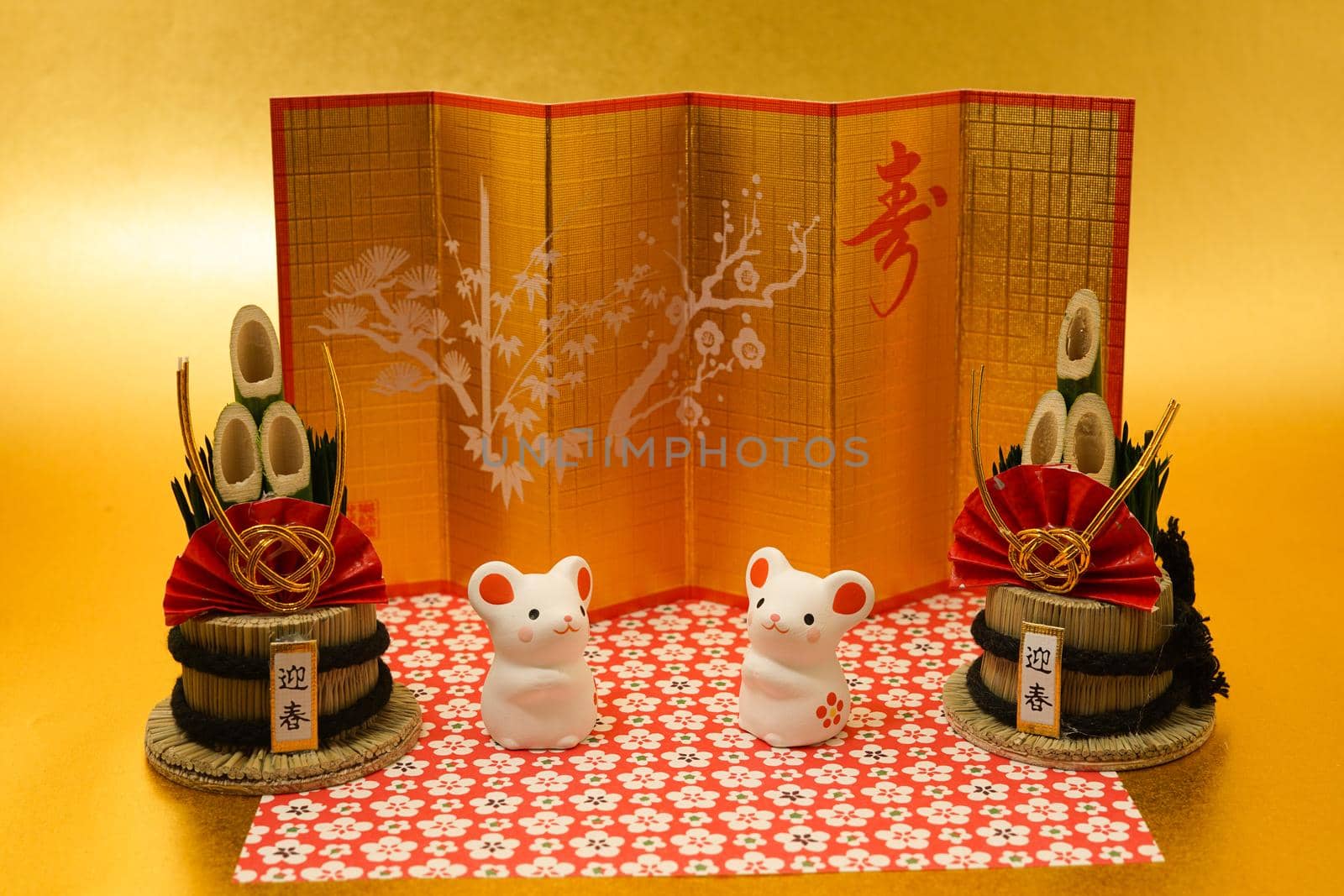 Money year calendar material (New Years card and New Year material). Shooting Location: Yokohama-city kanagawa prefecture