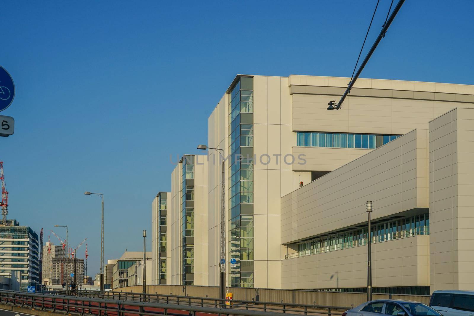 Image of Toyosu Market Building. Shooting Location: Tokyo metropolitan area