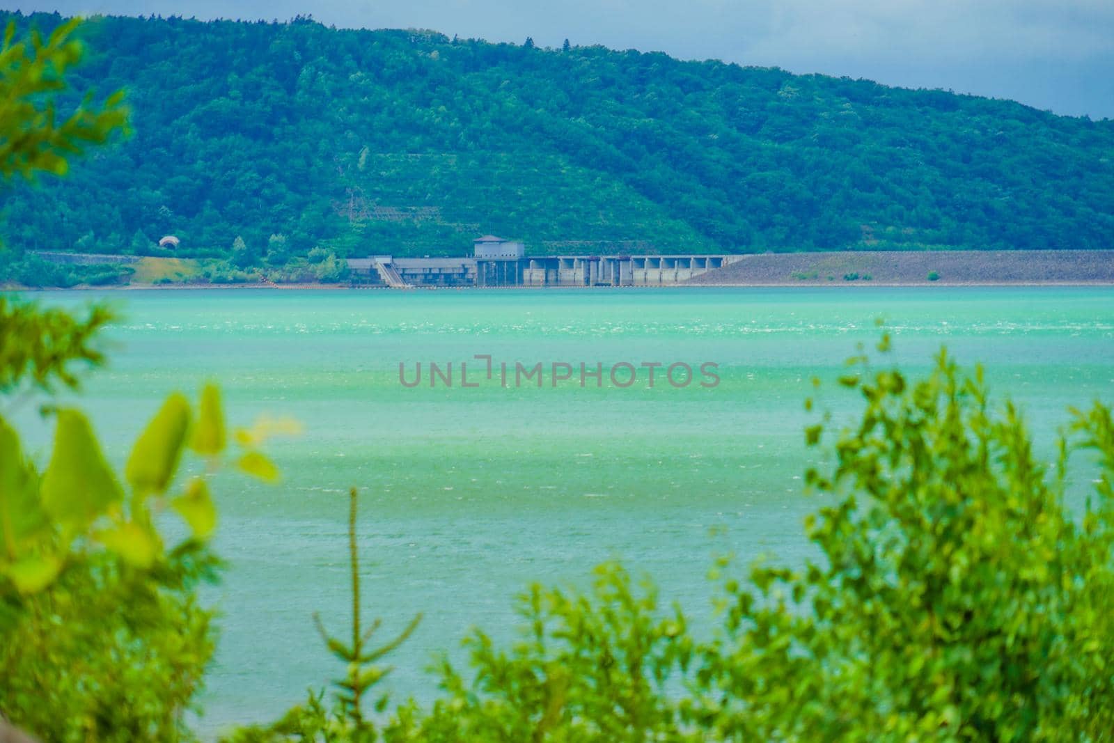 Tadable Lake Dam (Hokkaido Kamikawa County). Shooting Location: Hokkaido