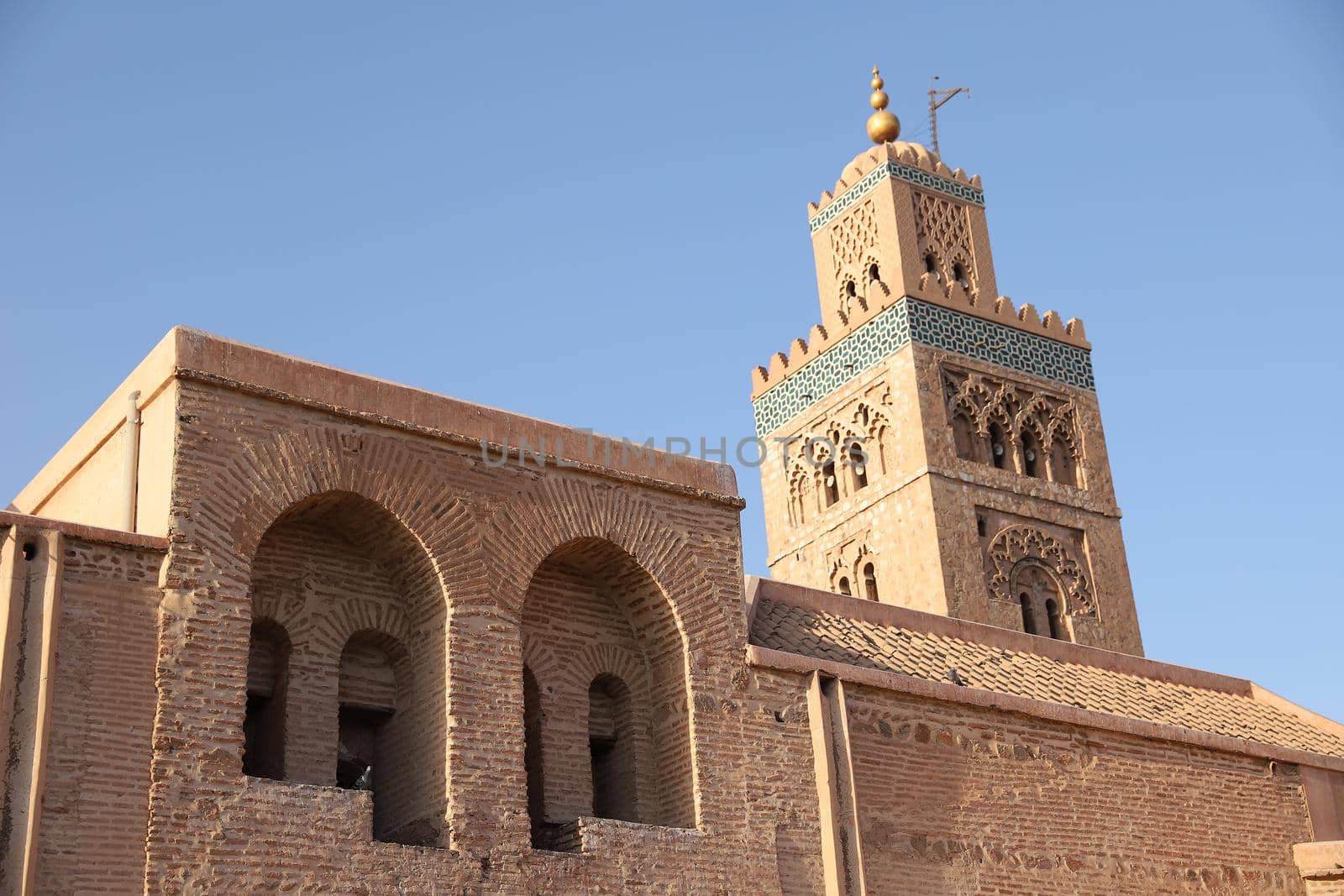 Kutubiyya Mosque in Marrakesh City in Morocco