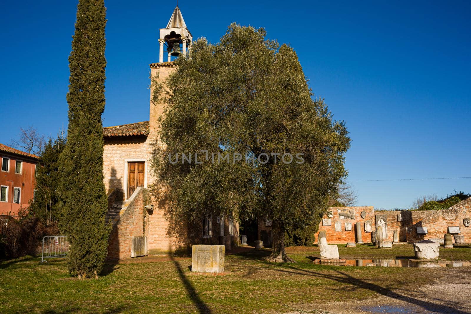 View of the Torcello yard, Venice. italy