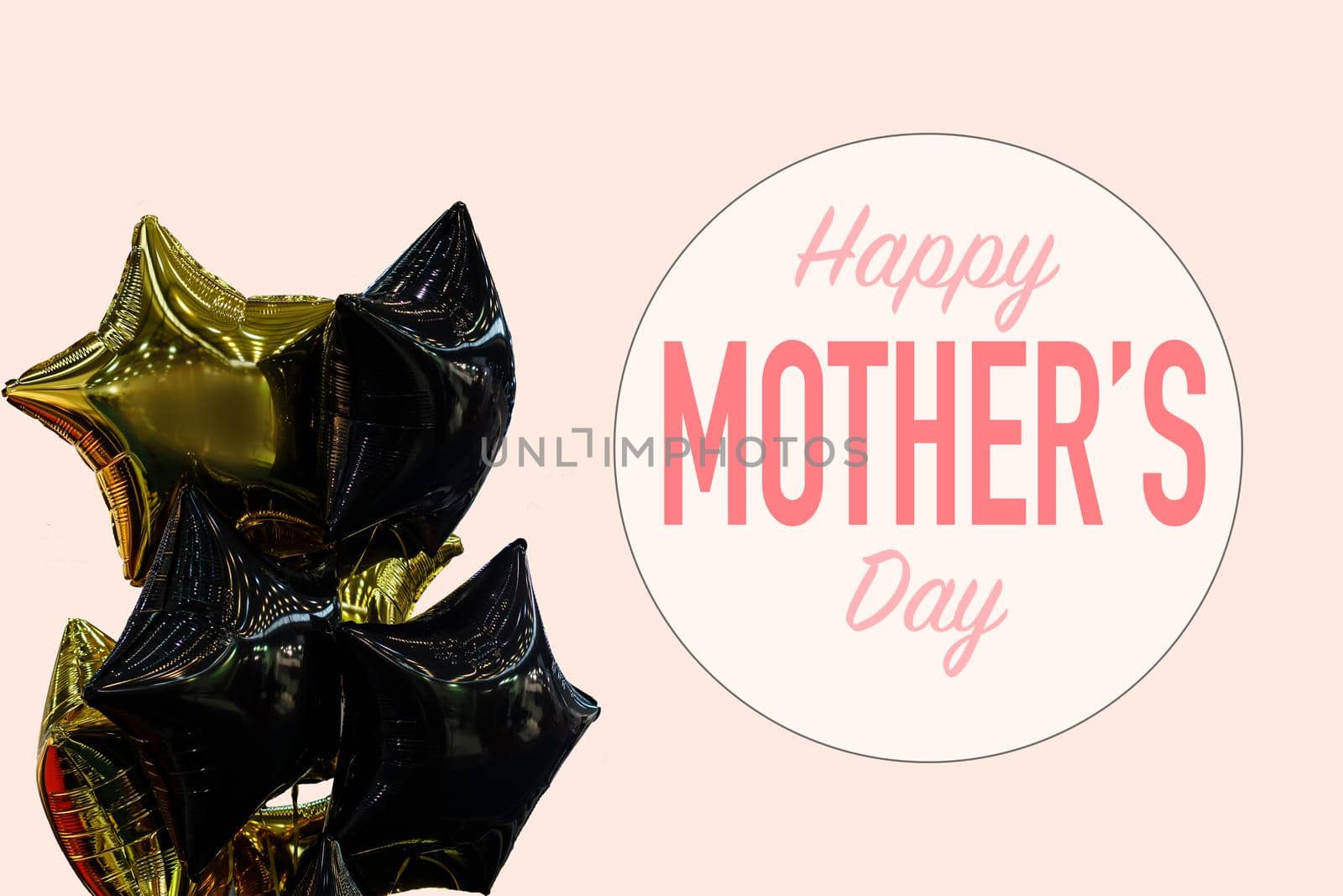 Concept Happy Mother's Day or International Day of Families. Happy women's day. I love you. Banner by Andelov13