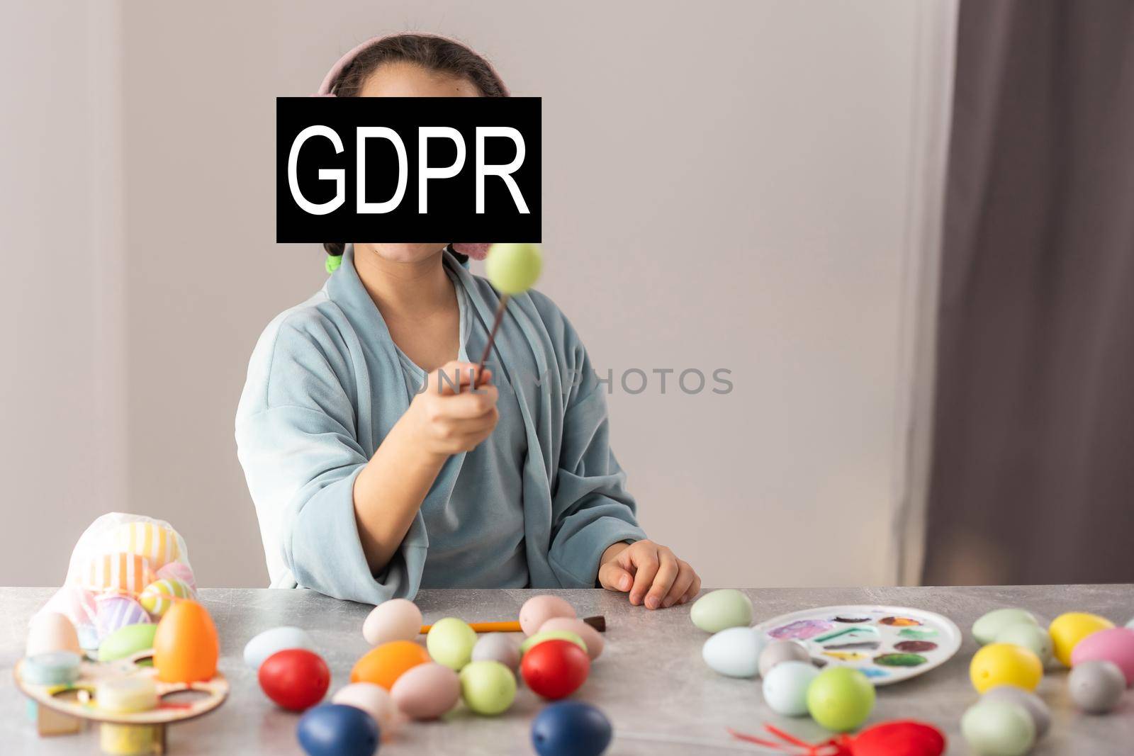 General data protection regulation GDPR concept. people.