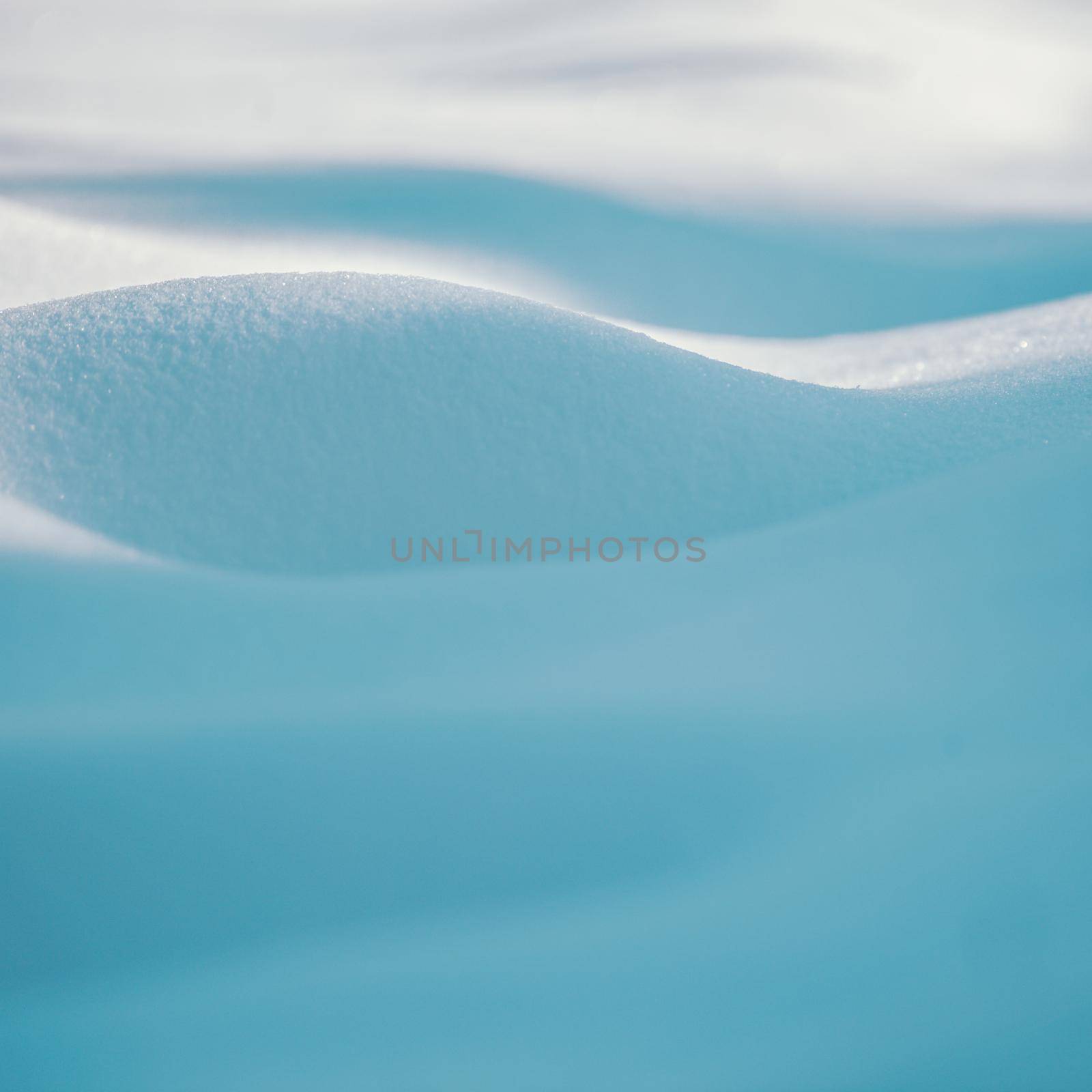 Curves made by snow background