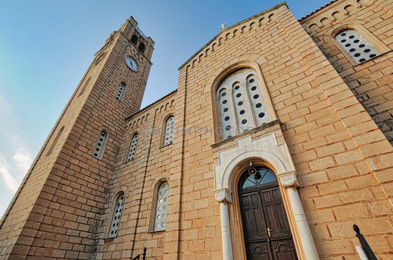 Orthodox church in Aegina island of Greece