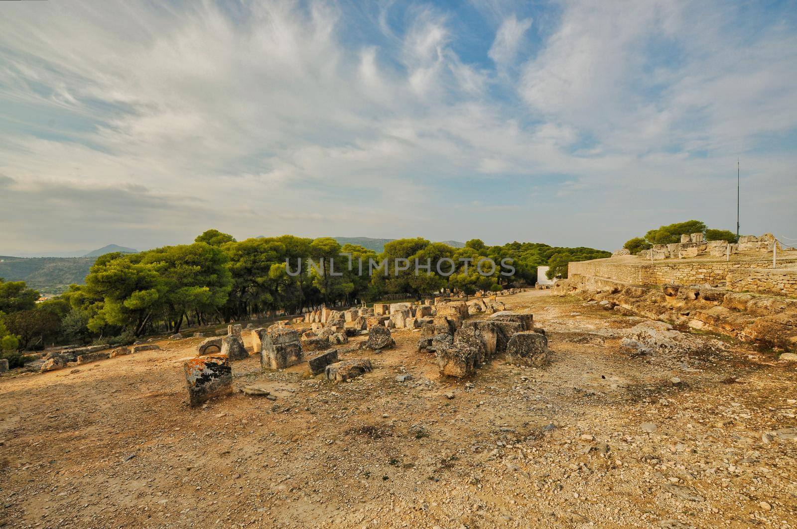 Temple of Aphaea or Aphaia in Aegina Island, Greece by feelmytravel