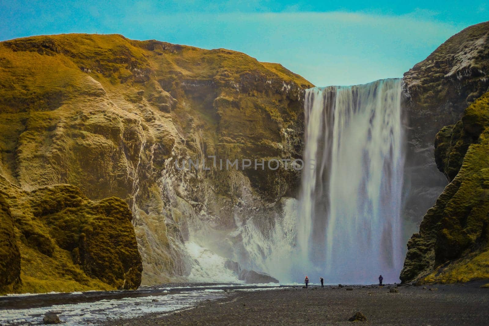 Skuga fosse waterfall. Shooting Location: Iceland