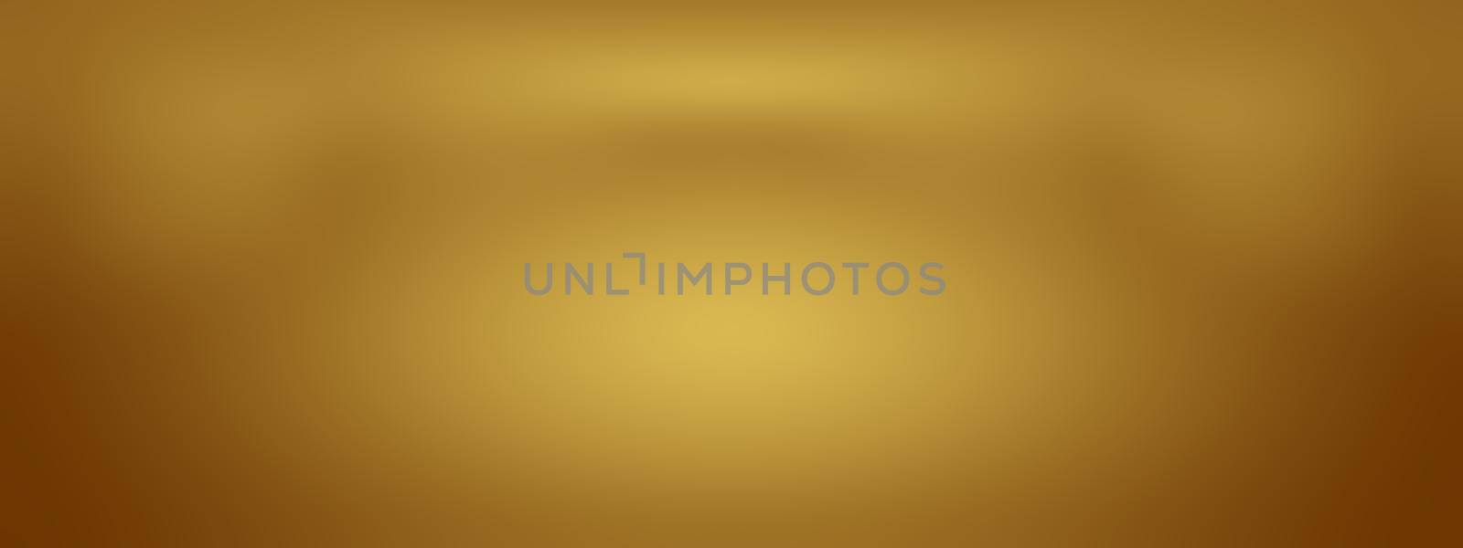 Abstract Luxury Gold yellow gradient studio wall, well use as background,layout,banner and product presentation