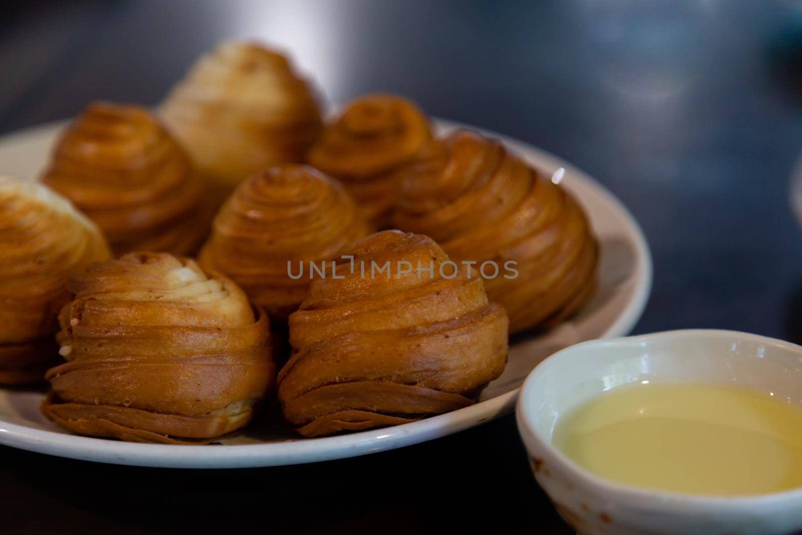 Taiwan steamed sweet buns wih condensed milk by imagesbykenny