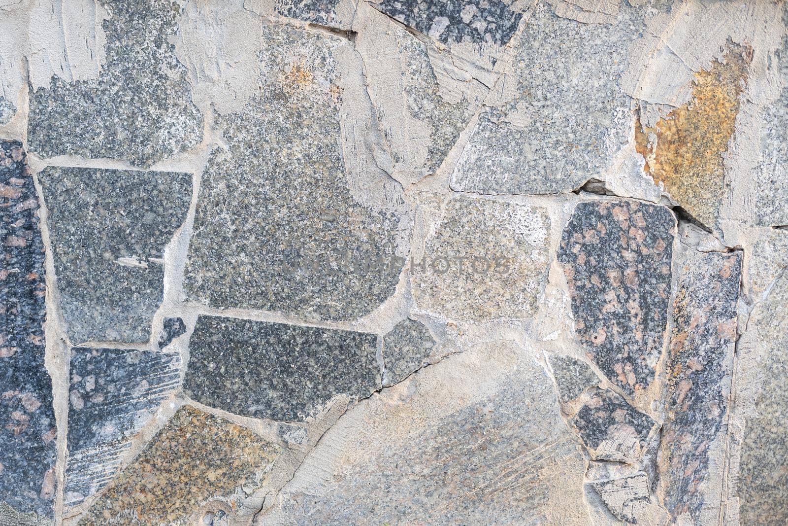 stone pavement with abstract pattern