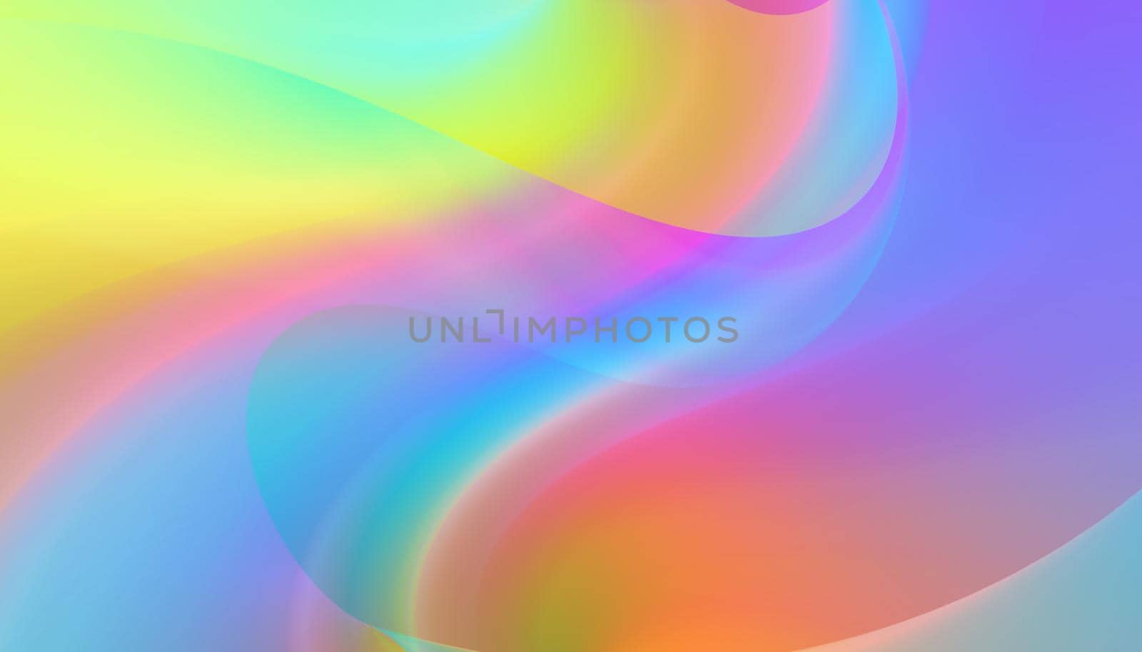 Abstract multicolored blurred glowing background. Design, art