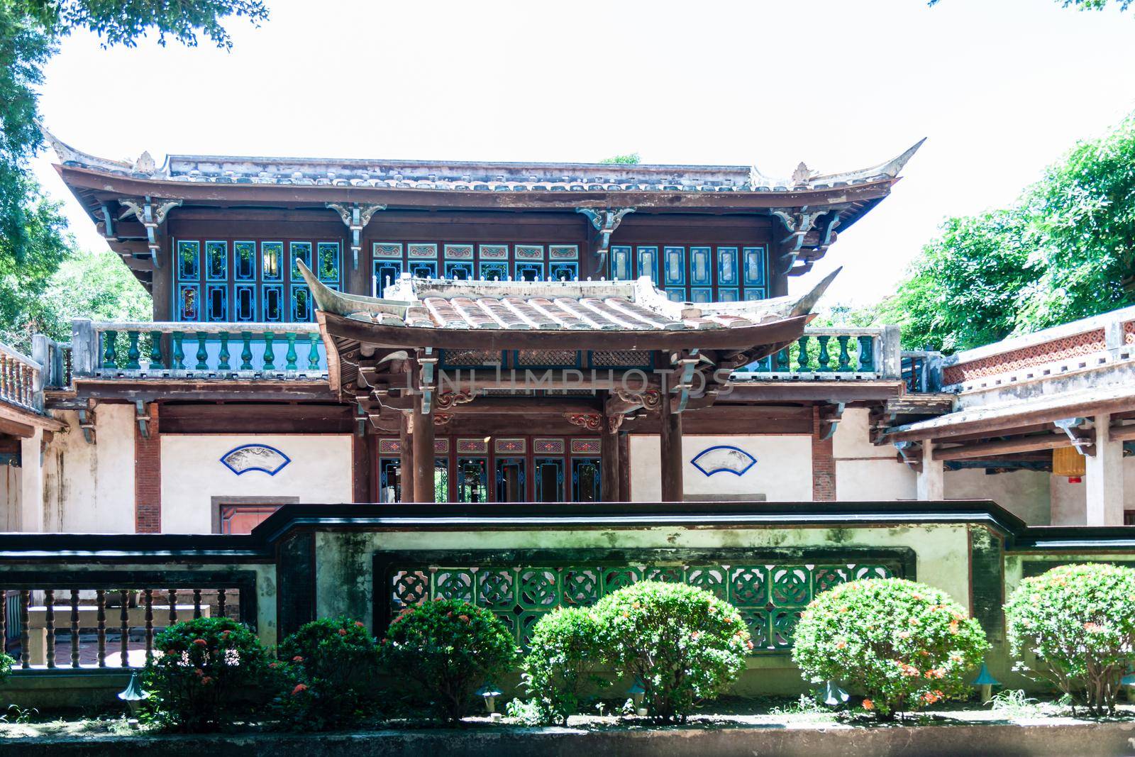 Lin Family Mansion and Garden. Lin pei family garden is a traditional Chinese house in Taiwan