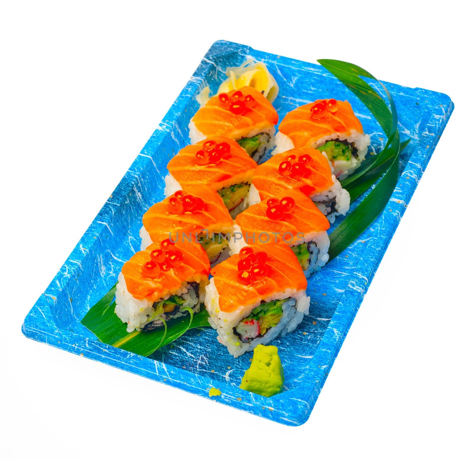 take away sushi express on plastic tray  by keko64