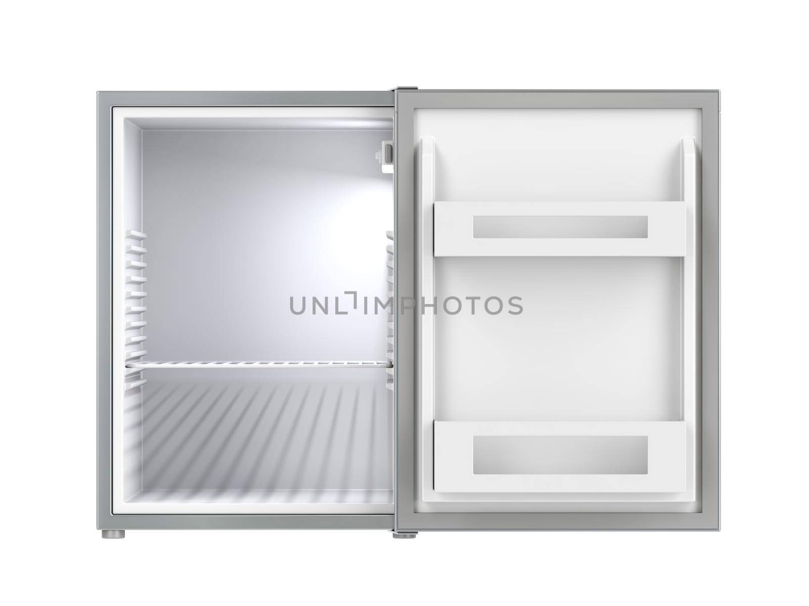 Open small refrigerator by magraphics