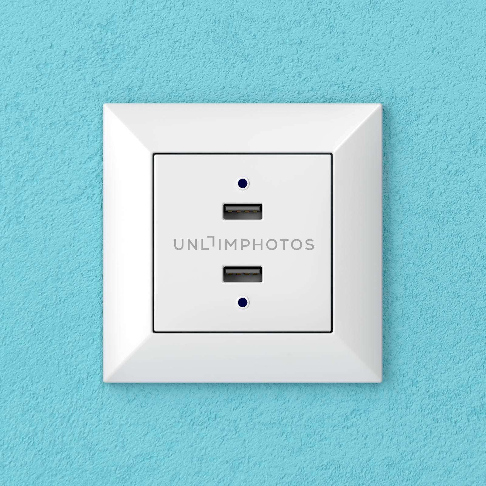 Wall socket with USB ports by magraphics